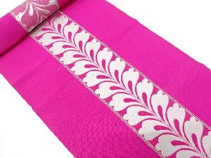 アンティーク　本場筑前博多　独鈷藤模様織り出し　八寸帯地反物